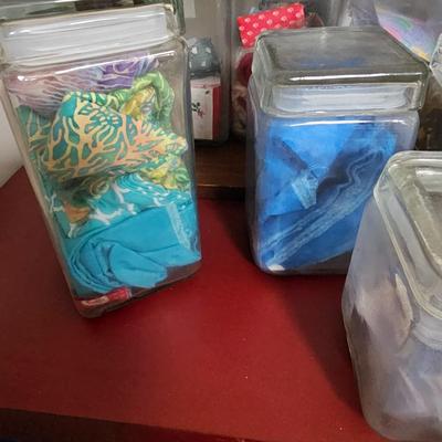 Square Glass Jars, Contents & More (BF1-JS)