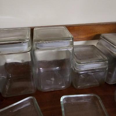 Square Glass Jars, Contents & More (BF1-JS)