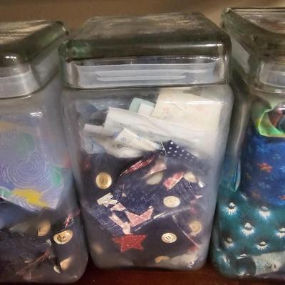 Square Glass Jars, Contents & More (BF1-JS)
