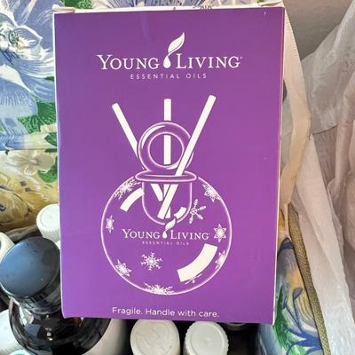 HUGE Lot Living Young Essential Oils, Books, Accessories