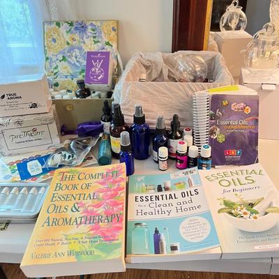 HUGE Lot Living Young Essential Oils, Books, Accessories