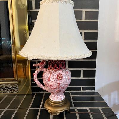 Vintage Ceramic Tabletop Lamp