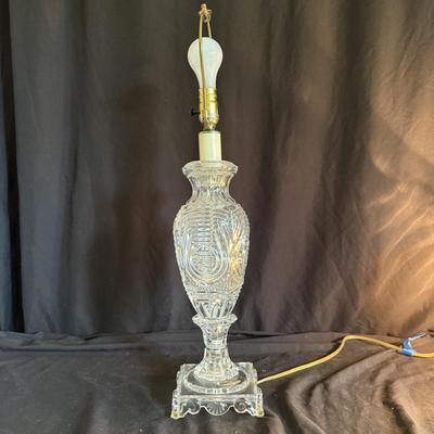 'Crystal Clear' Lead Crystal Lamp and More (PBN-BM)
