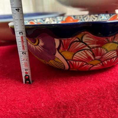 Lot of 5 Ceramic Bowl Plates