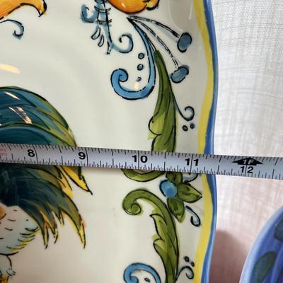 Lot of 5 Ceramic Bowl Plates