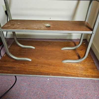 Vintage Blair Formica Top Table with Shelf (BF1-JS)