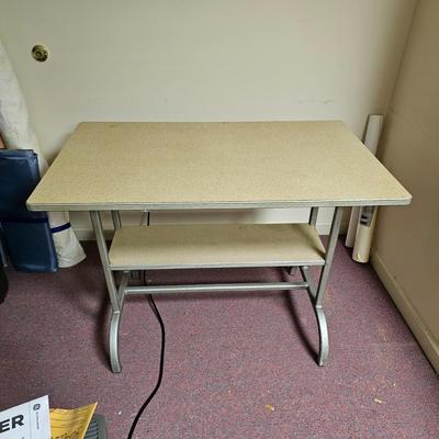 Vintage Blair Formica Top Table with Shelf (BF1-JS)