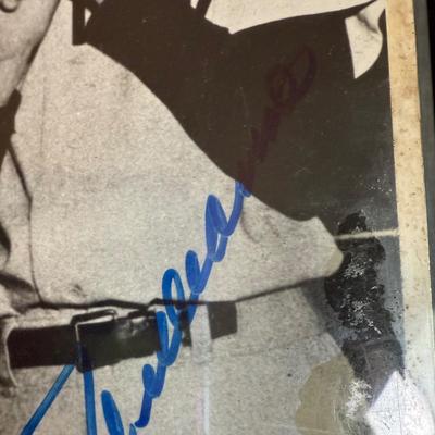 Joe DiMaggio, Mickey Mantle, and Ted Williams Autographed Photo (PBN-BM)