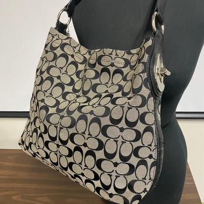 Coach Leather & Fabric Purse