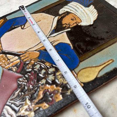 Antique Vintage American Encaustic Tile Co. AETCO Arabesque Cuenca