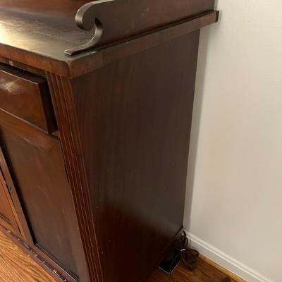 Solid Wood Sideboard and Mirror