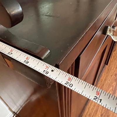 Solid Wood Sideboard and Mirror
