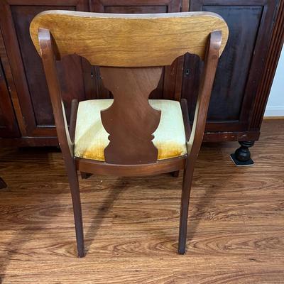 2 Velvet Accent Boudoir Chairs