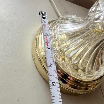 2 Cut Glass Tabletop Lamps