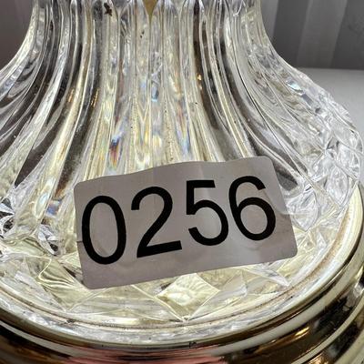 2 Cut Glass Tabletop Lamps