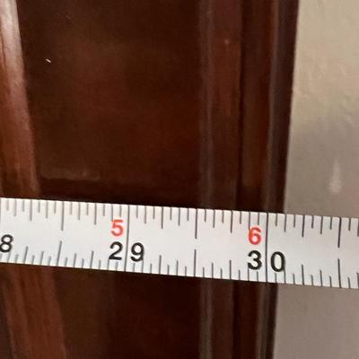 Vintage 5' Tall Ornate Carved Wood Mirror