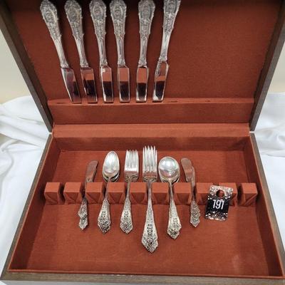 Wallace Sterling silver - Rose Point Pattern