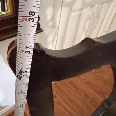 Mahogony Claw Foot Round Table w Leaves & 4 Chairs