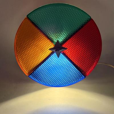 1960’s Aluminum Christmas Tree Color Light Wheel