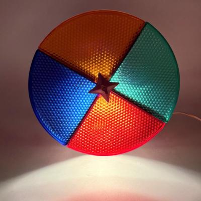 1960’s Aluminum Christmas Tree Color Light Wheel