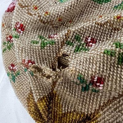 Antique Beaded Purse & Vintage Beaded Coin Purse