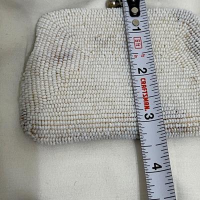 Antique Beaded Purse & Vintage Beaded Coin Purse