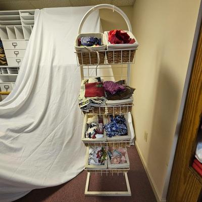 Basket Stand & Fabric (BF2-JS)