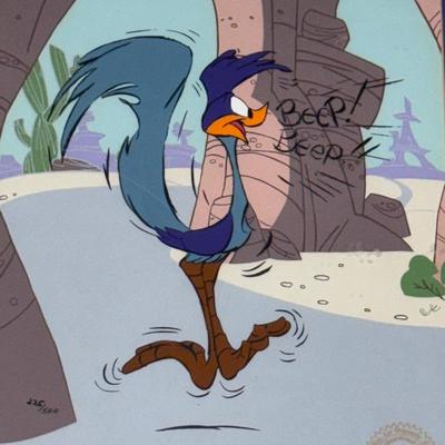 Limited Edition “Road Runner” Classic Cel by Chuck Jones (1-DZ)