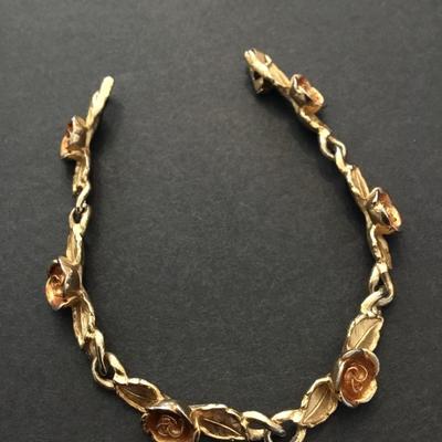 Vintage Avon rose bracelet