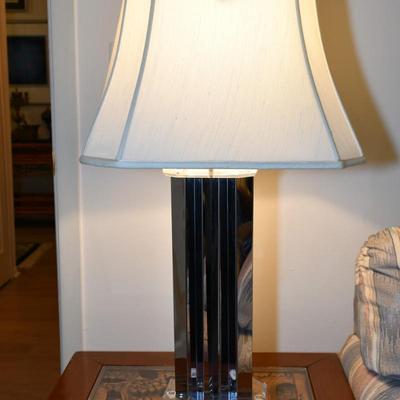 Mirrored Table Lamp