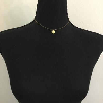 Dainty vintage celluloid white rose necklace