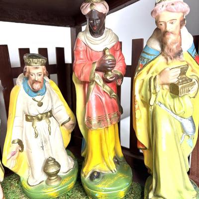 Beautiful Large Nativity Scene 20 Piece Set with 12" Wiseman