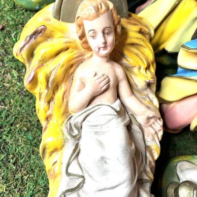 Beautiful Large Nativity Scene 20 Piece Set with 12" Wiseman