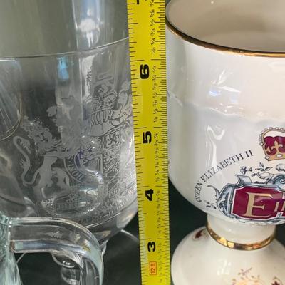 Royal Family Wedding/ Jubilee Glasses/ Mugs Wedgwood Royal Worcester +++