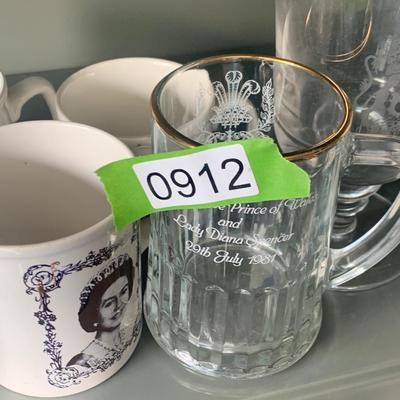 Royal Family Wedding/ Jubilee Glasses/ Mugs Wedgwood Royal Worcester +++
