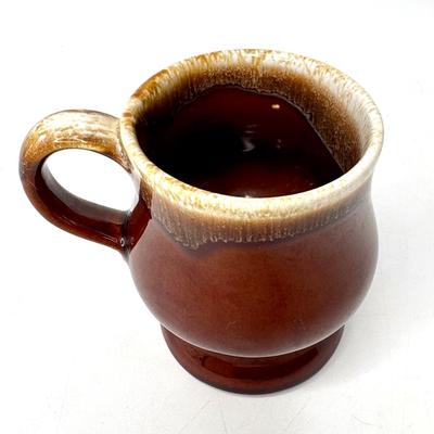 Vintage McCoy Bean Pot with Matching Mugs