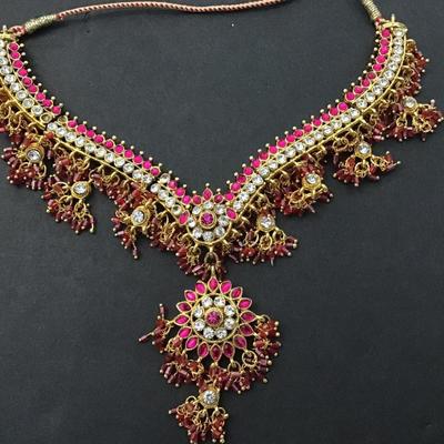 Vintage Rhinestone Statement necklace