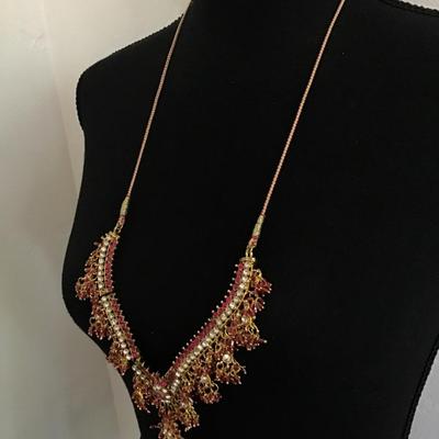 Vintage Rhinestone Statement necklace