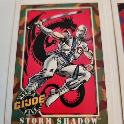 Sale Photo Thumbnail #158: This auction lot is for a 1991 GI Joe Trading Card Collection.  This 'nearly' complete set of what should be 200 cards - is probably missing about 20 cards. This set of Trading Cards was not stored in prime conditions.  Our in-house collections expert say