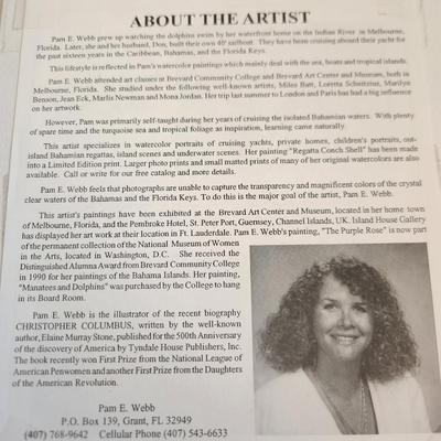 Signed Key West Print by Pam Webb