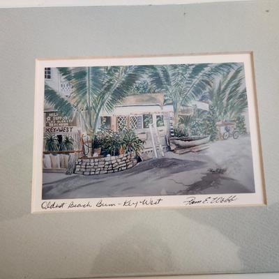 Signed Key West Print by Pam Webb