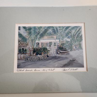 Signed Key West Print by Pam Webb