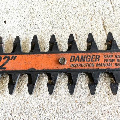 Black and Decker Weed Eater and 22” Electric Hedge Trimmer