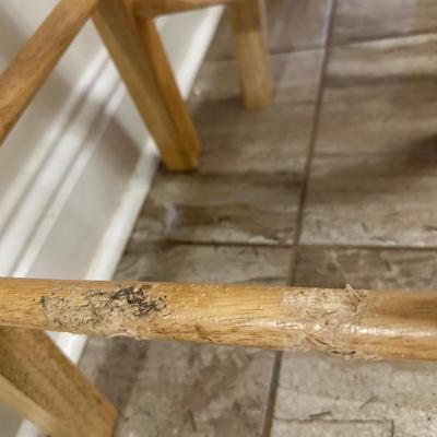 Sale Photo Thumbnail #239: See wear on one bottom support bar. 

29” tall x 13” wide
