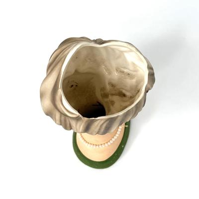 Napco Lady Head Vase Planter C7473