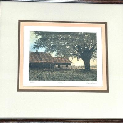 Set of 2 Thaven Boone Numbered Paintings - "Autumn Field" and "October"