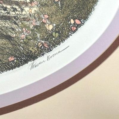 Set of 2 Thaven Boone Numbered Paintings - "Autumn Field" and "October"