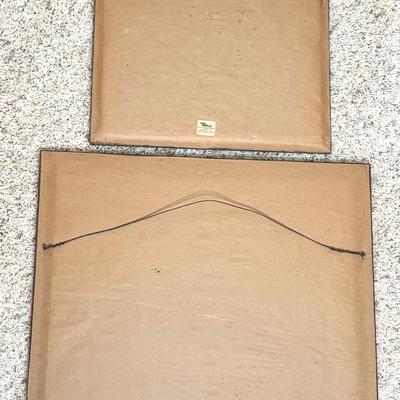 Set of 2 Thaven Boone Numbered Paintings - "Autumn Field" and "October"
