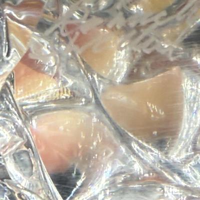 FM Ronneby Sweden Lead Glass Crystal Christmas Tree