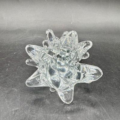 FM Ronneby Sweden Lead Glass Crystal Christmas Tree